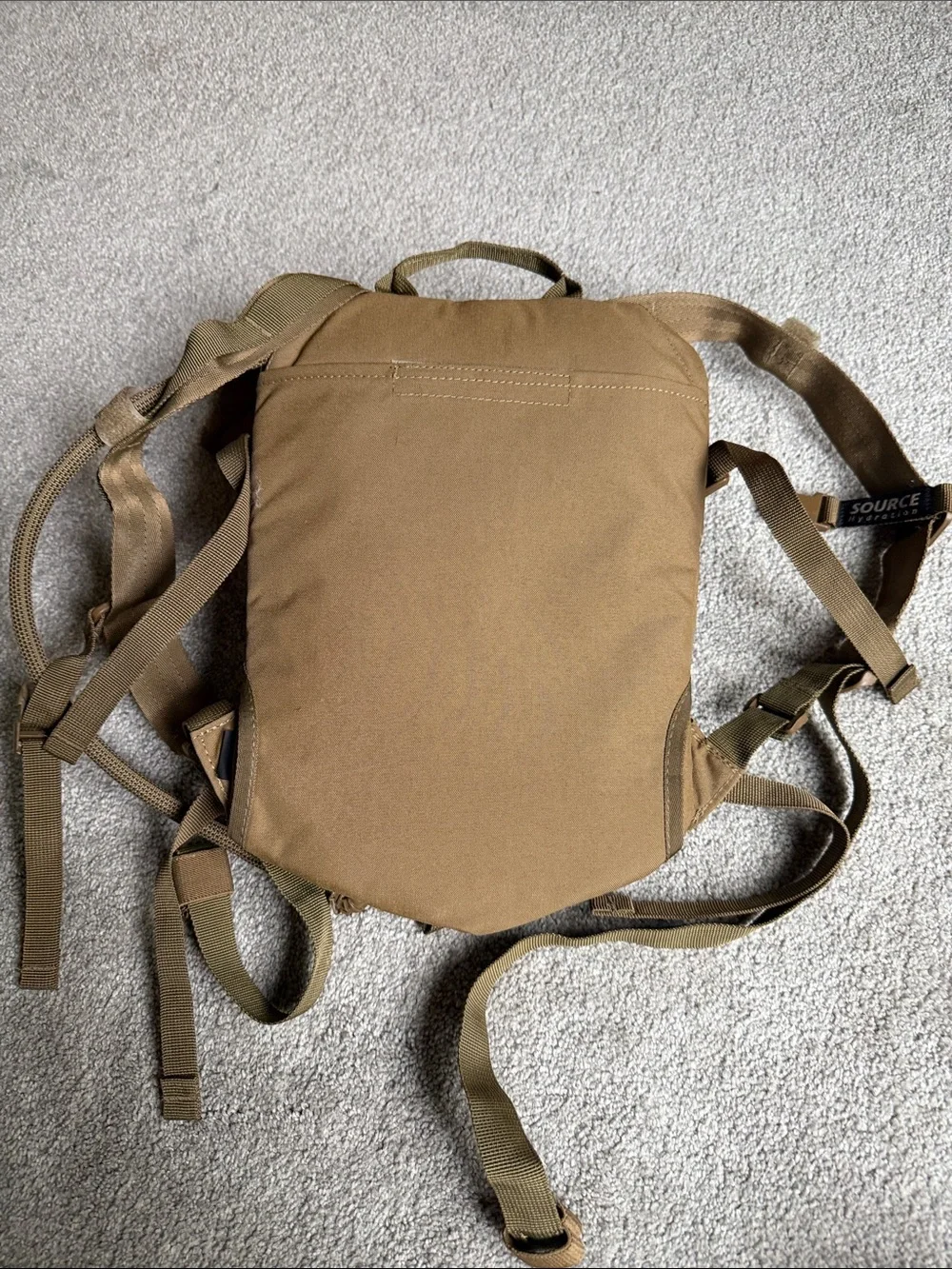 Hydration Pack Backpack in Coyote Brown